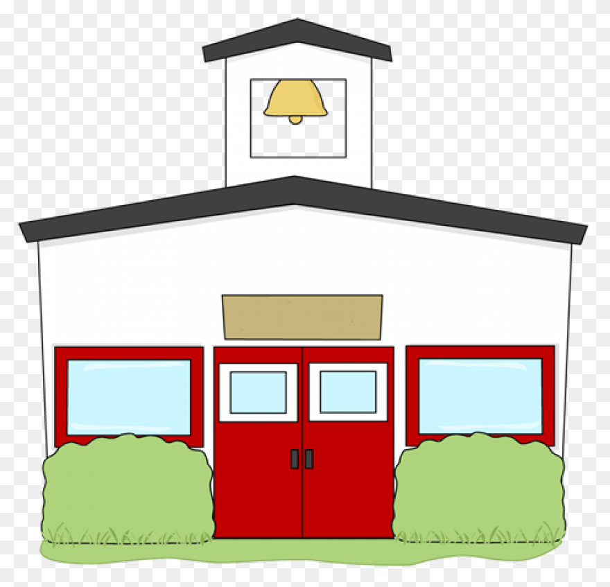 Classical School Building Icon Tran