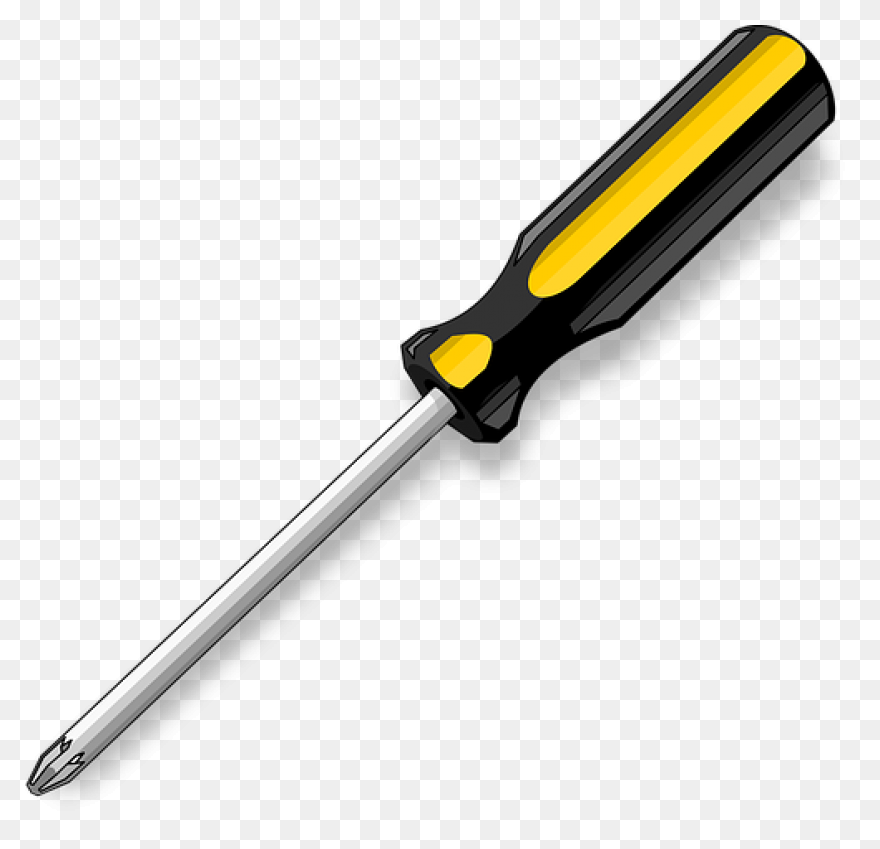 Hexagon Screwdriver With Angled Han