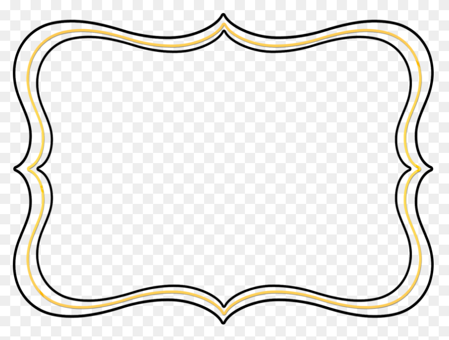 Victorian Scroll Border Clipart - C