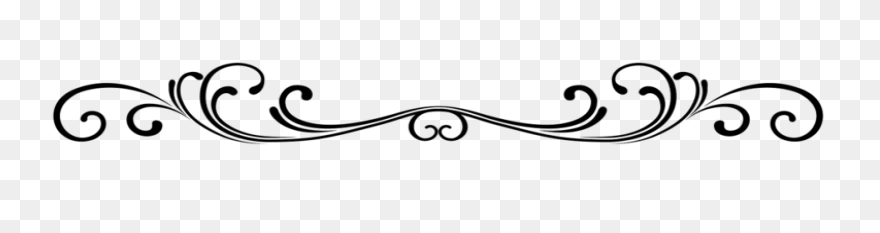 Victorian Scroll Border Clipart - C