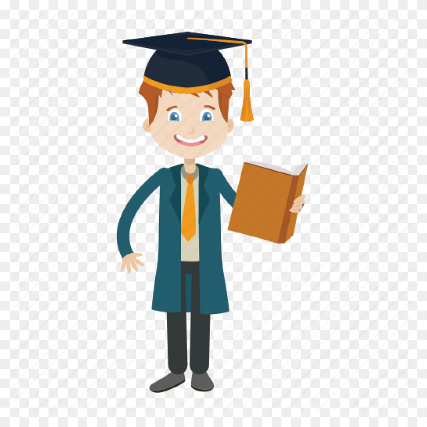 Graduation Reader School Student Icon - School Student Images