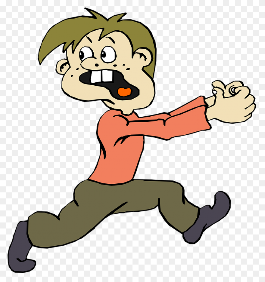 Scared Person Clipart - Clipart Sug