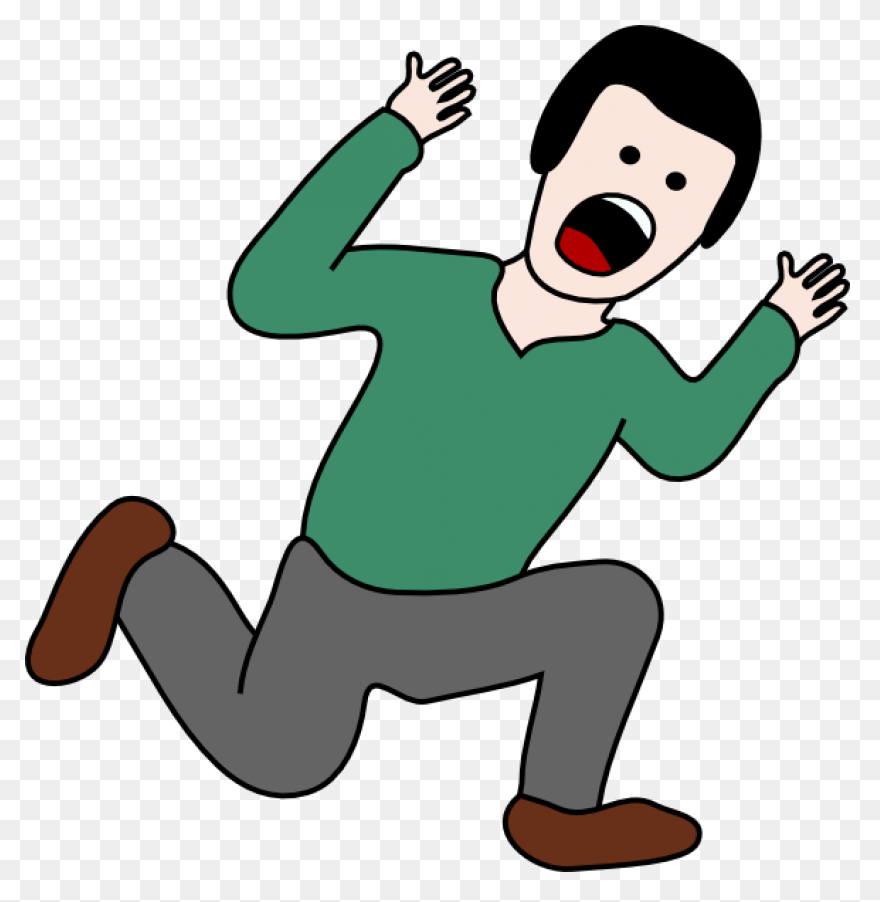 Scared Person Clipart - Clipart Sug