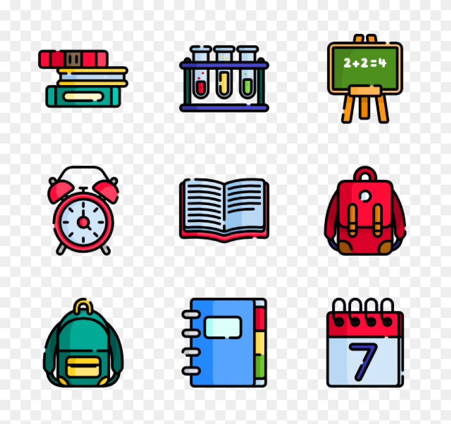 School - Free Buildings Icons