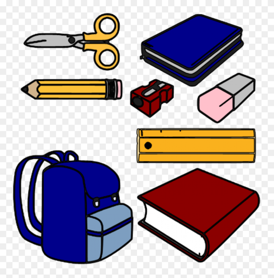 School Supplies Clip Art - School S