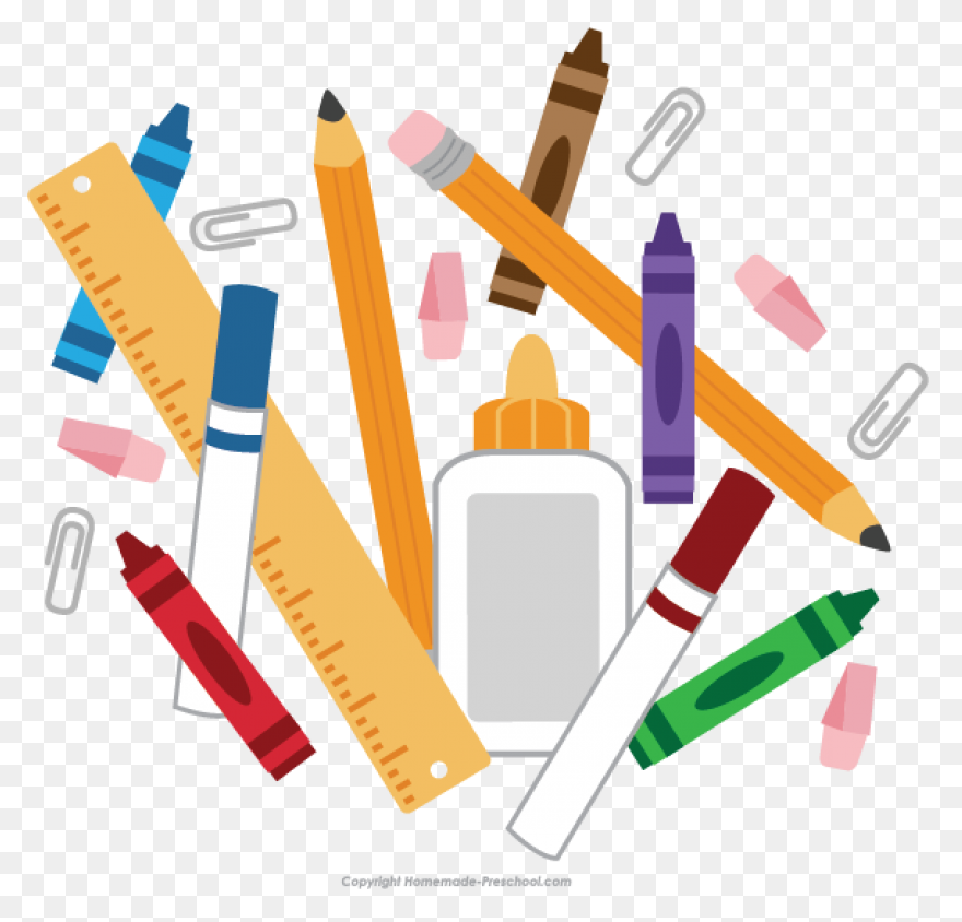 School Supplies Clip Art - School S