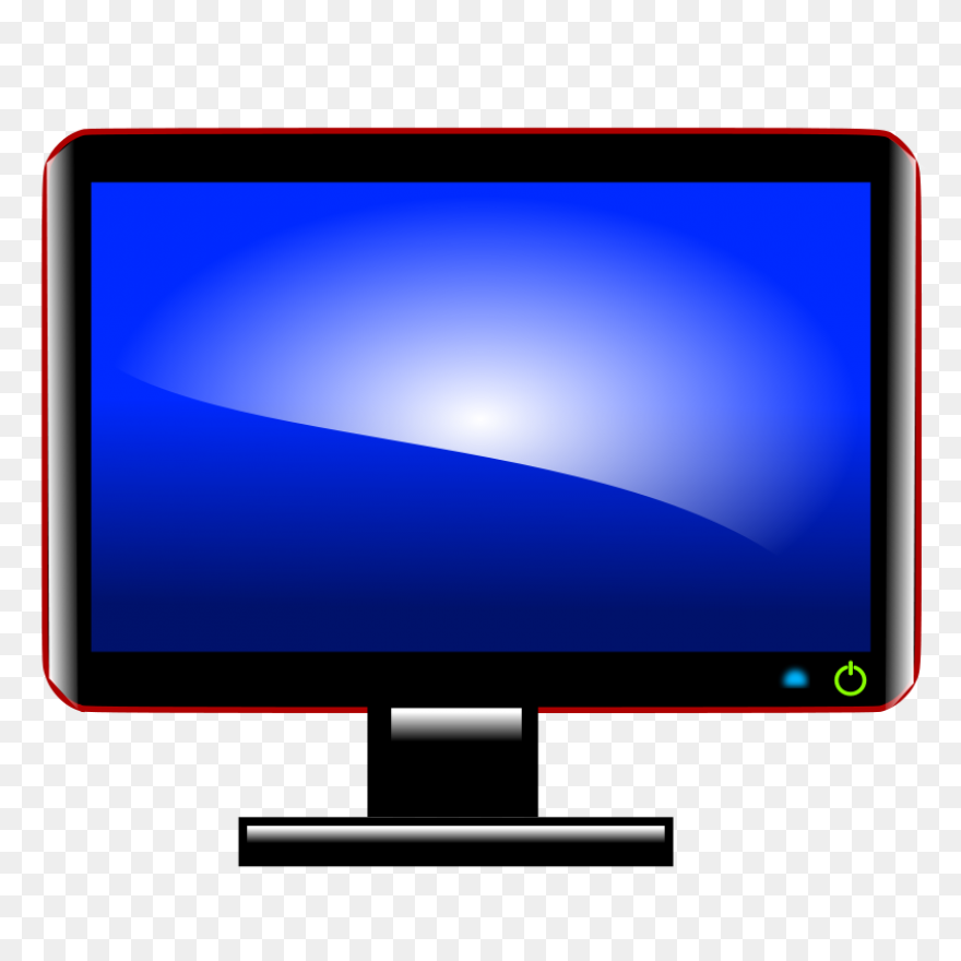 Blank Computer Screen Clipart - Bla
