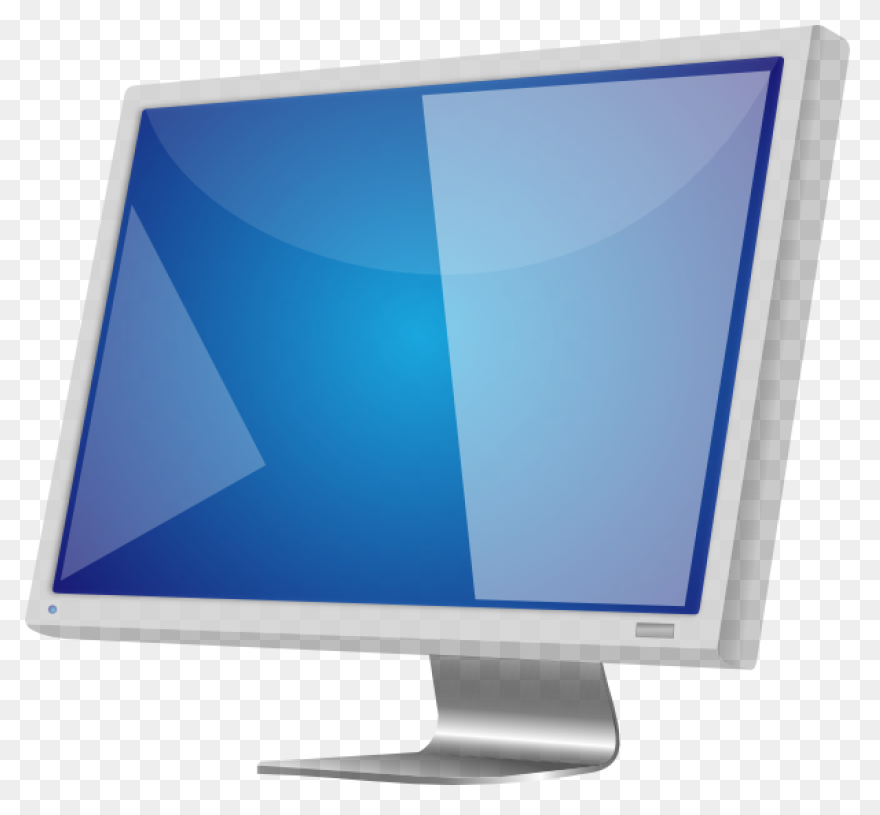 Blank Computer Screen Clipart - Bla