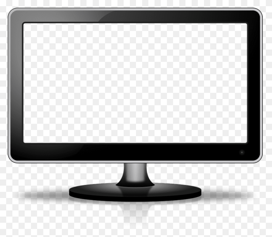 Blank Computer Screen Clipart - Bla