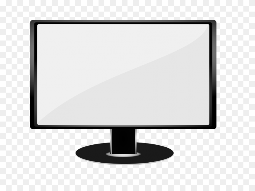 Blank Computer Screen Clipart - Bla