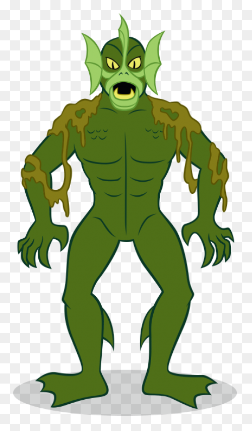 Sea Demon Clipart Freeuse Download - Sea Monster