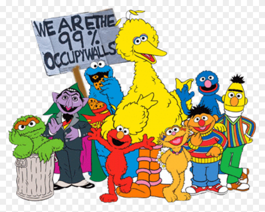 Sesame Street Characters Head Clipart - Sesame Street Characters