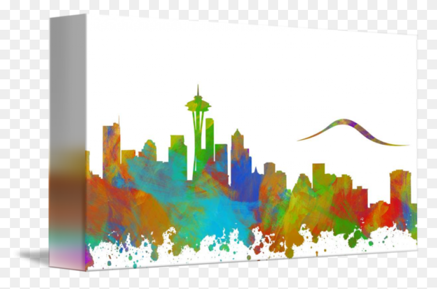 Seattle Skyline Wall Quotes™ Wall