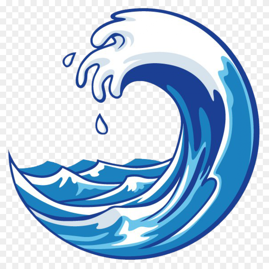 Waves #ocean #sea #blue #sticker - 