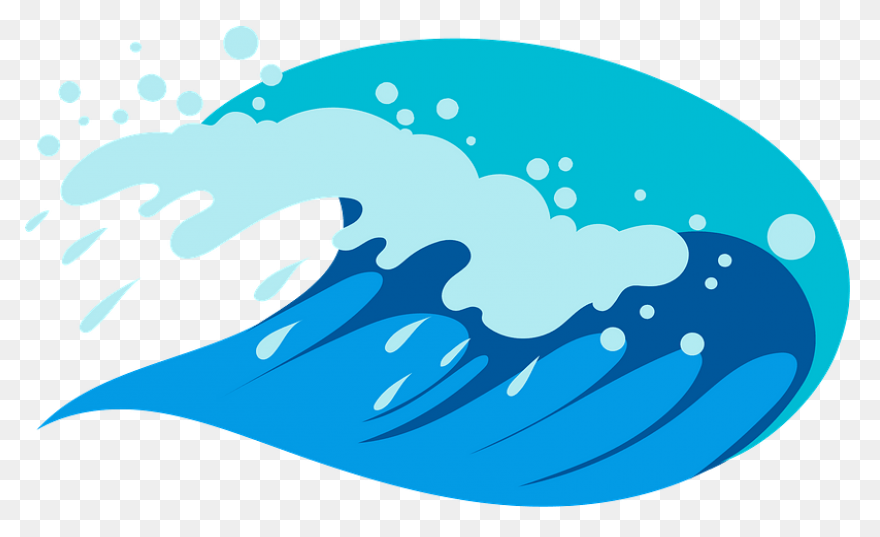 Waves #ocean #sea #blue #sticker - 