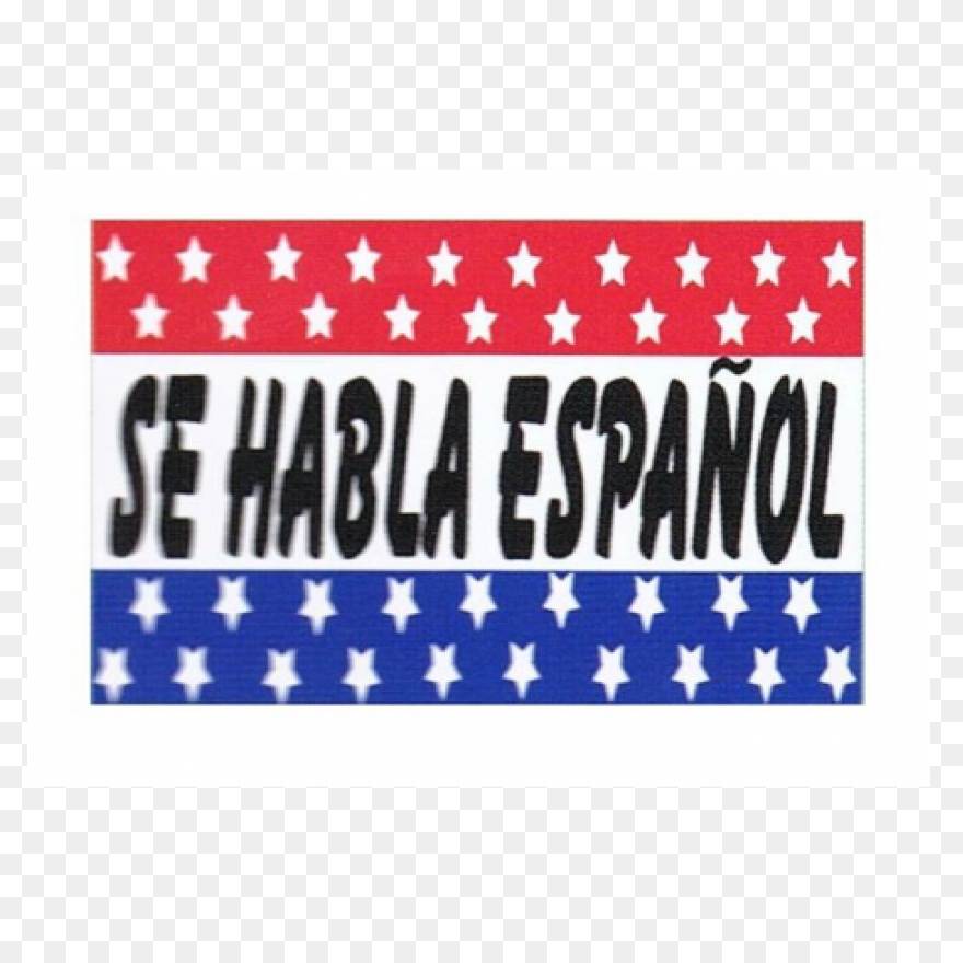 Se Habla Espanol Drape Flag