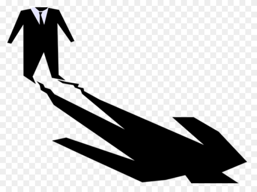 Shadow Clipart Business Person - Sh