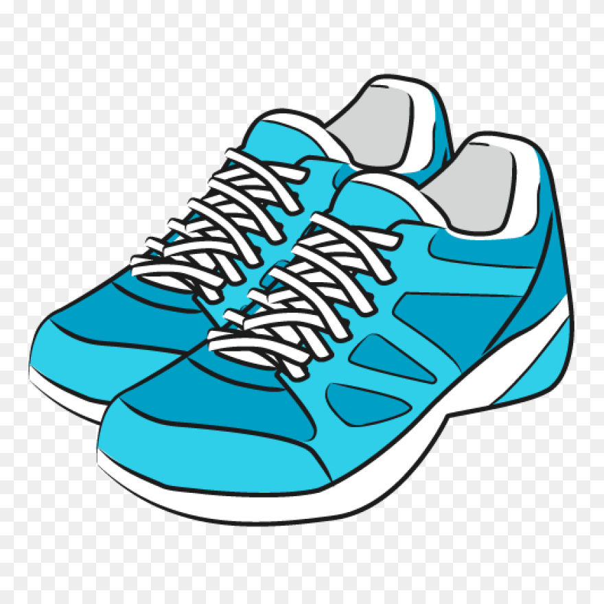 Forest Green Tennis Shoes Clip Art 