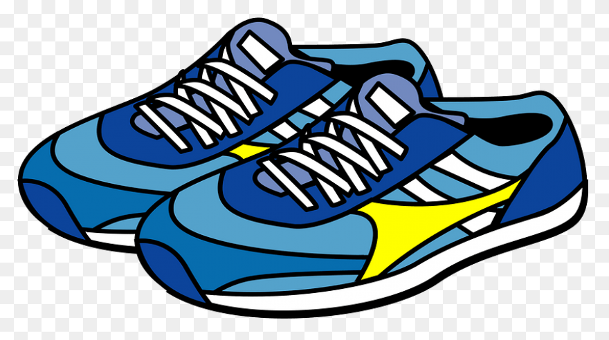 Forest Green Tennis Shoes Clip Art 