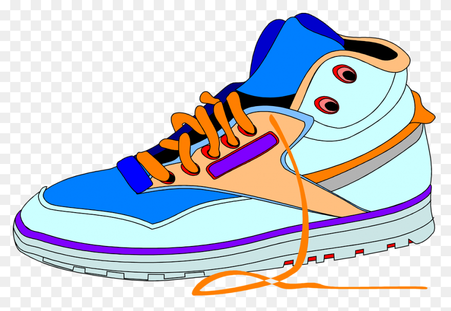 Forest Green Tennis Shoes Clip Art 