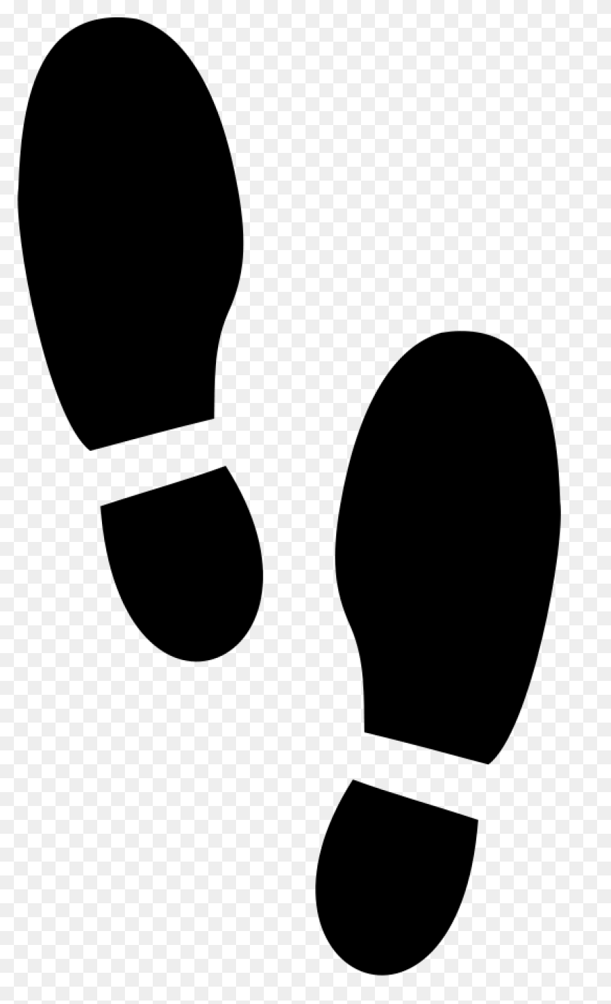 Free Shoe Print Silhouette, Downloa