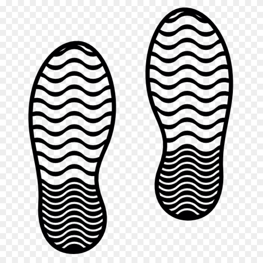 Free Shoe Print Silhouette, Downloa