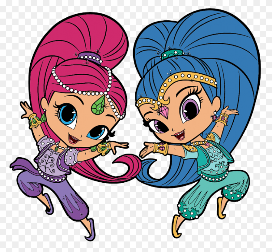 Shimmer And Shine Clipart | - Shimmer