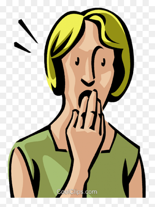 Shocked Woman Royalty Free Vector - Shocked