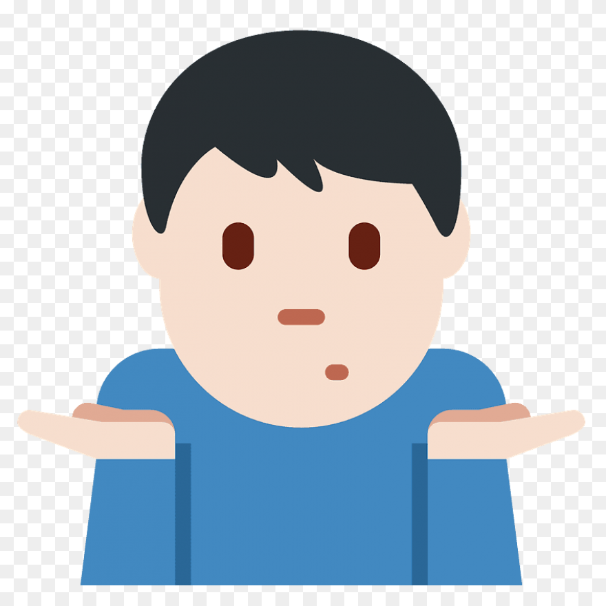 Doubt, Emoji, Ignorance, Shrug, Smi