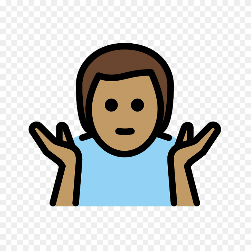 Doubt, Emoji, Ignorance, Shrug, Smi