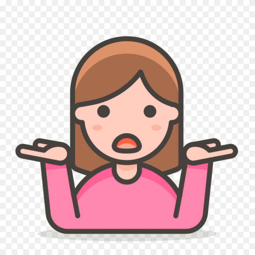 Doubt, Emoji, Ignorance, Shrug, Smi