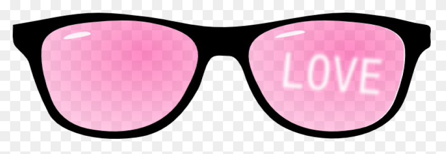 Black And Pink Love Shades - Shades