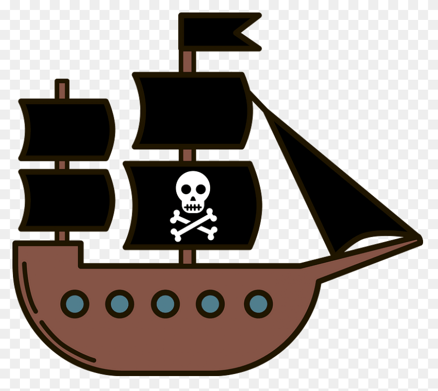 Pirate Ship Clip Art - Pirate Ship 