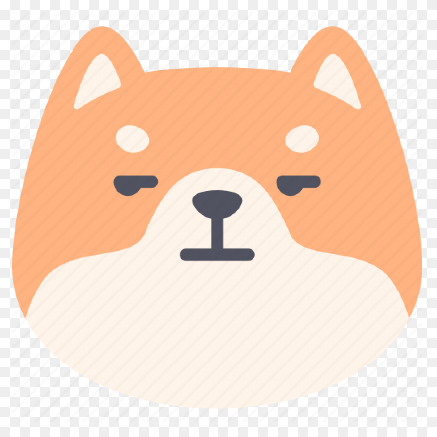 Afraid, Shiba Inu, Emoji, Expressio
