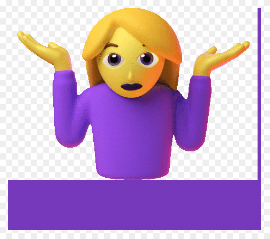 Emoticons Shrug Sticker Emoticons Shrug - Shrug