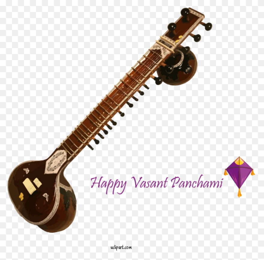Sitar Clipart - Large Size Png Imag