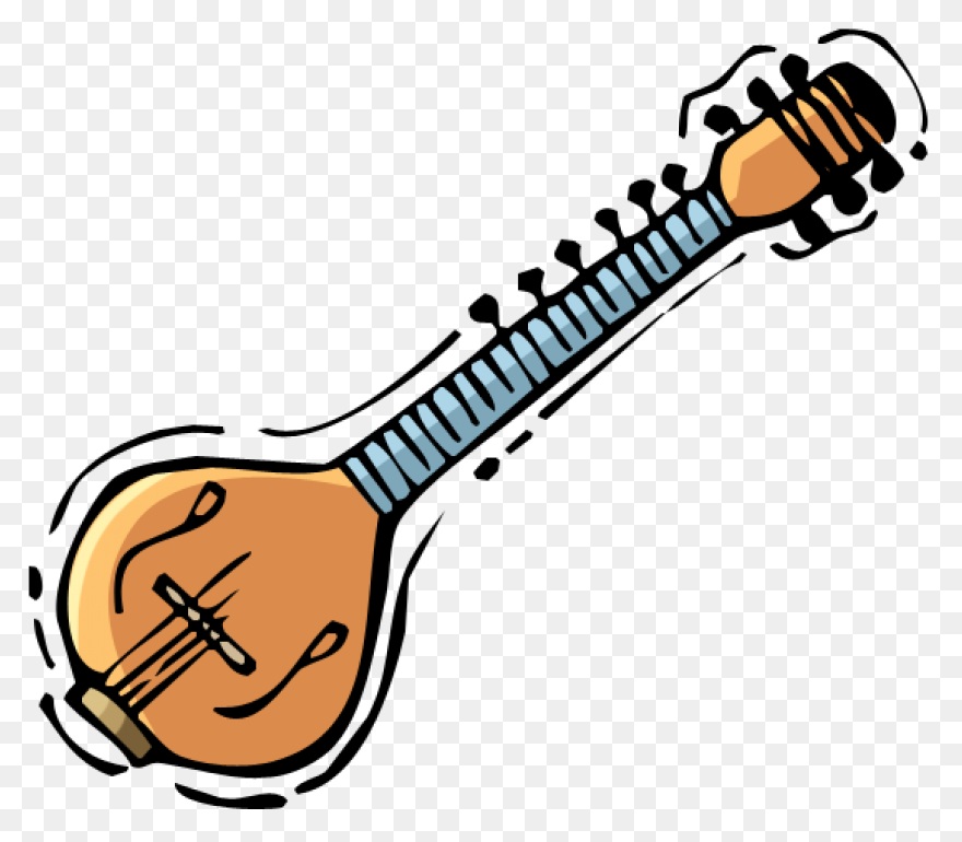 Sitar Clipart Large Size Png - Sitar