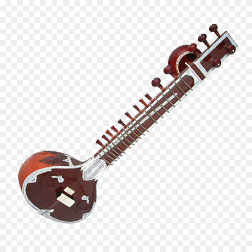 Sitar Clipart - Large Size Png Imag