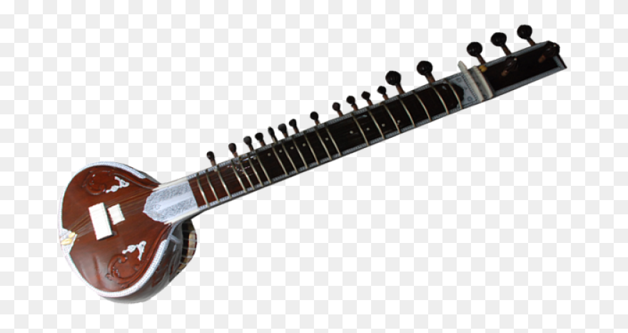 Sitar Clipart - Large Size Png Imag