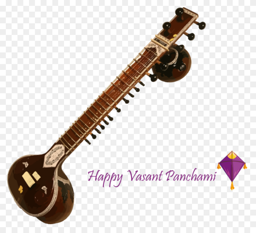 Sitar Clipart - Large Size Png Imag