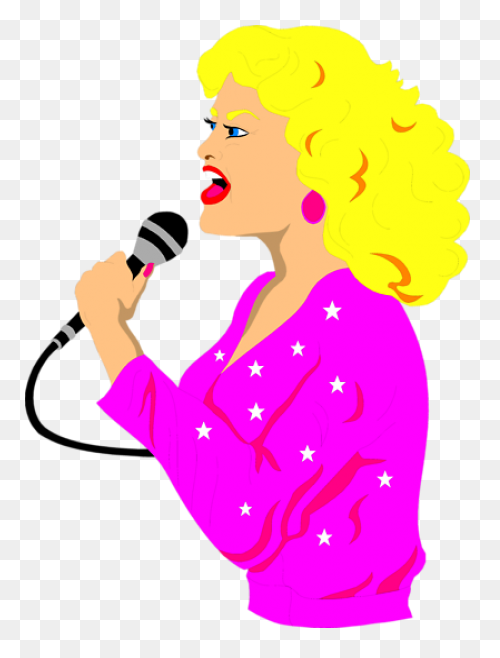Singer Clipart Anniversary - Transp