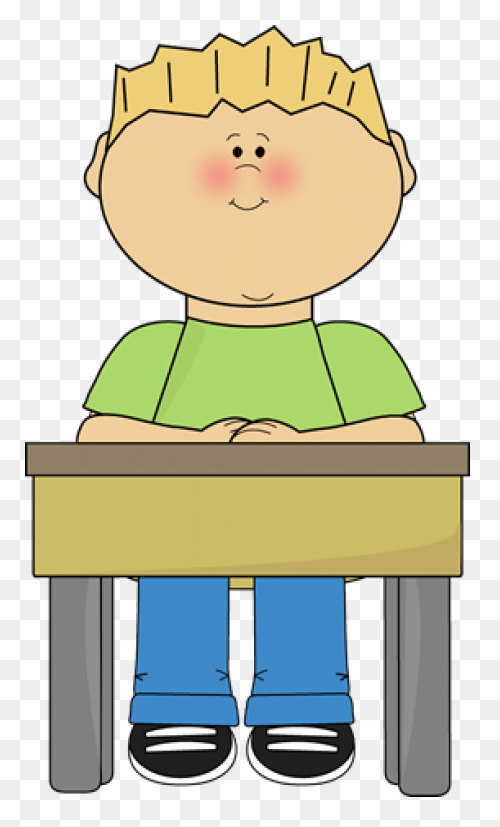 Boy Sitting Male Headgear Clipart -