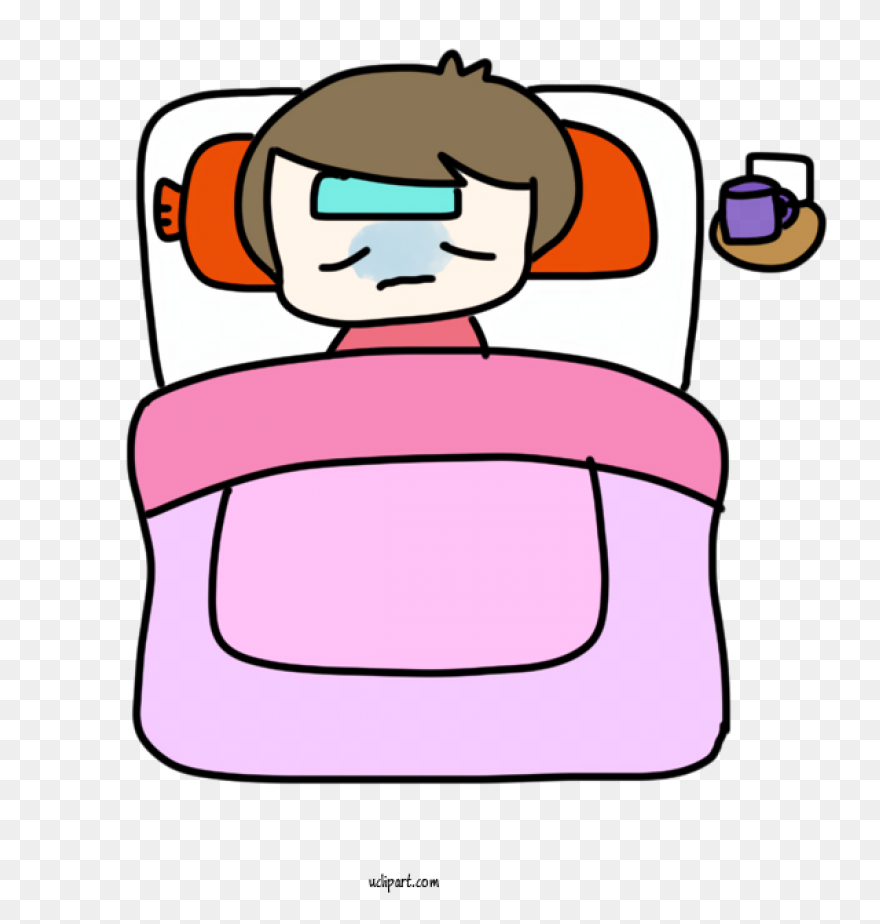 Boy Is Sick With Fever And Cold Cli