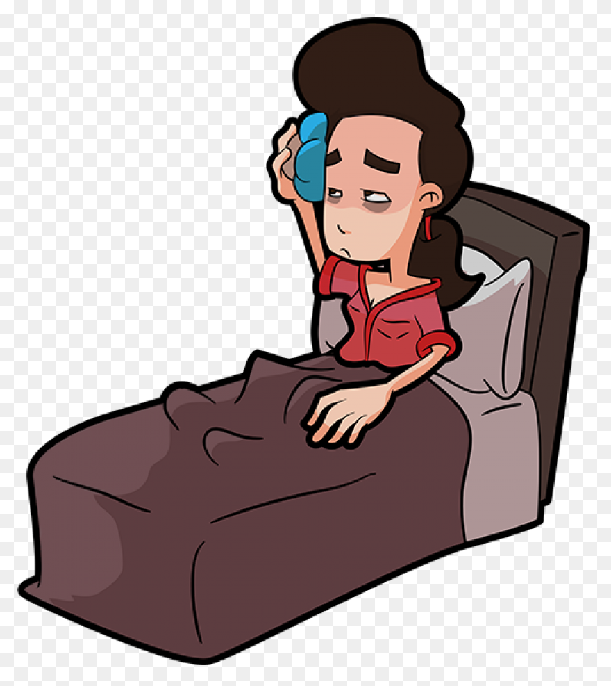 Boy Is Sick With Fever And Cold Cli