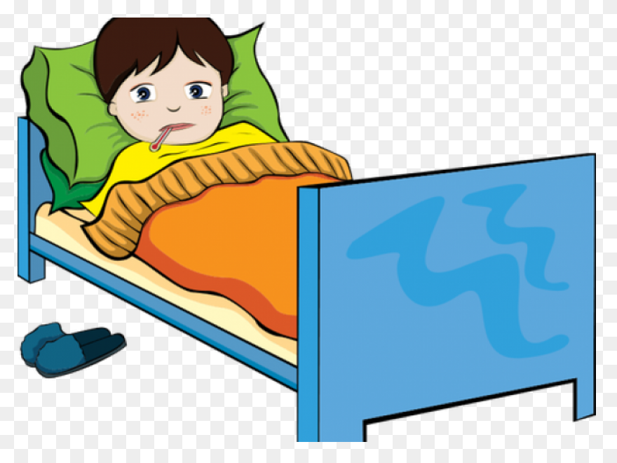 Boy Is Sick With Fever And Cold Cli