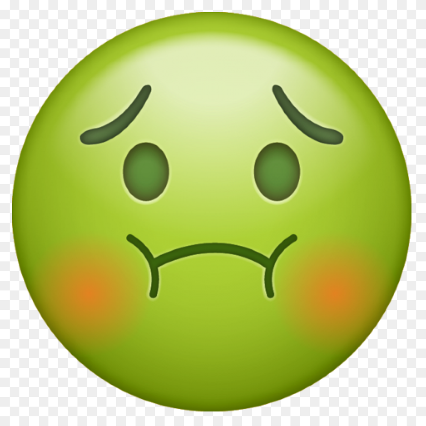 Sick Emoji Transparent Png - Stickp