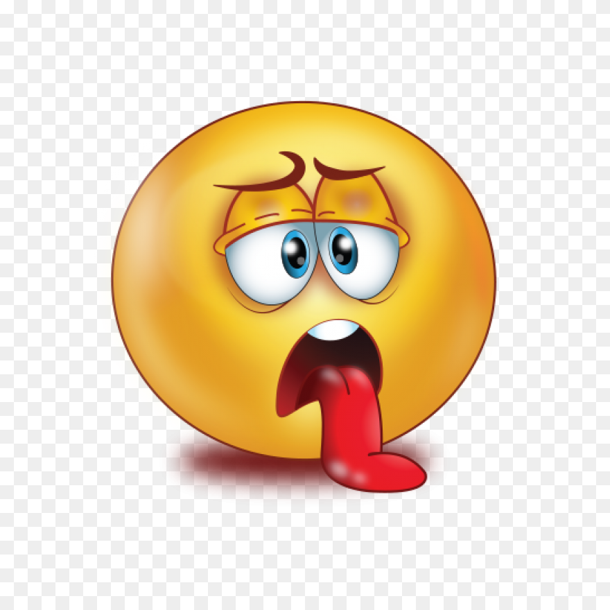 Sick Emoji Transparent Png - Stickp