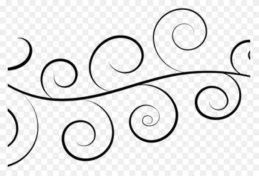 Free Simple Flourish Cliparts, Down