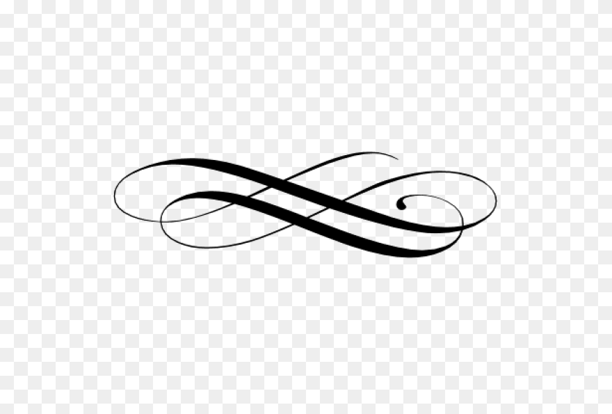Free Simple Flourish Cliparts, Down