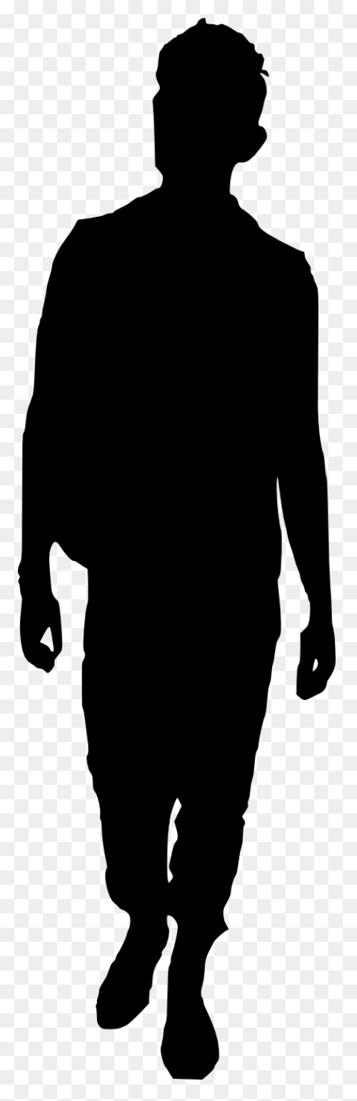 Man Silhouette Alone - Free Vector 